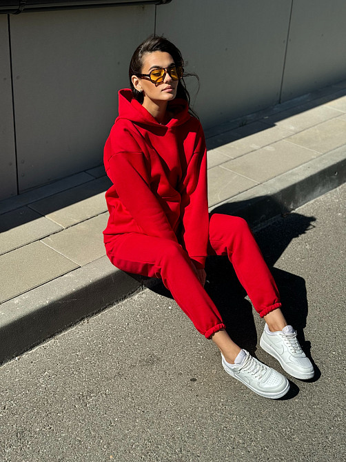 Теплый костюм женский Красный XS/S Харьков - изображение 3