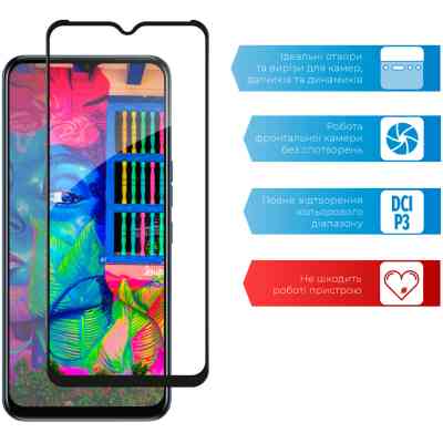 Стекло защитное ACCLAB Full Glue Tecno Spark 8T (1283126542244) Винница