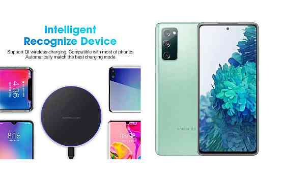 Беспроводное зарядное устройство Copper до 30W для Nothing Phone (2), USB-C, LED Киев