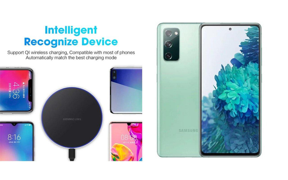 Беспроводное зарядное устройство Copper до 30W для Nothing Phone (2), USB-C, LED Киев - изображение 4