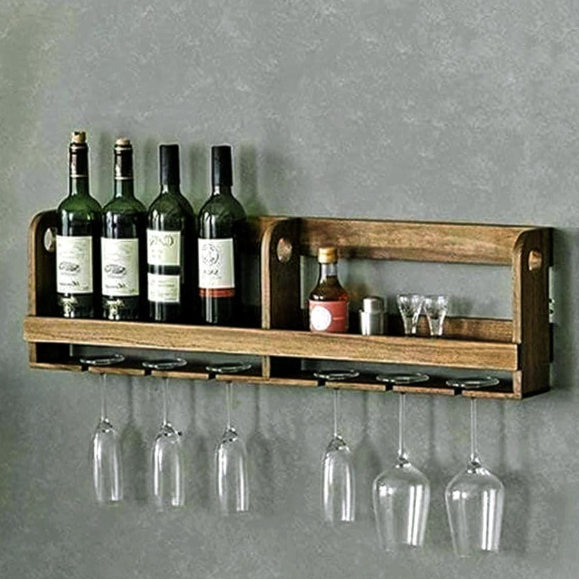 Настінна винна полиця "Танабе" палісандр Миколаїв - фото 1