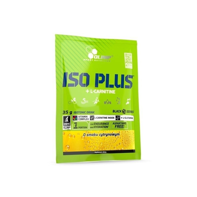 Ізотоник - Енергетик Iso Plus+ L-Carnitine 35g sachet (Lemon) Луцьк - фото 1