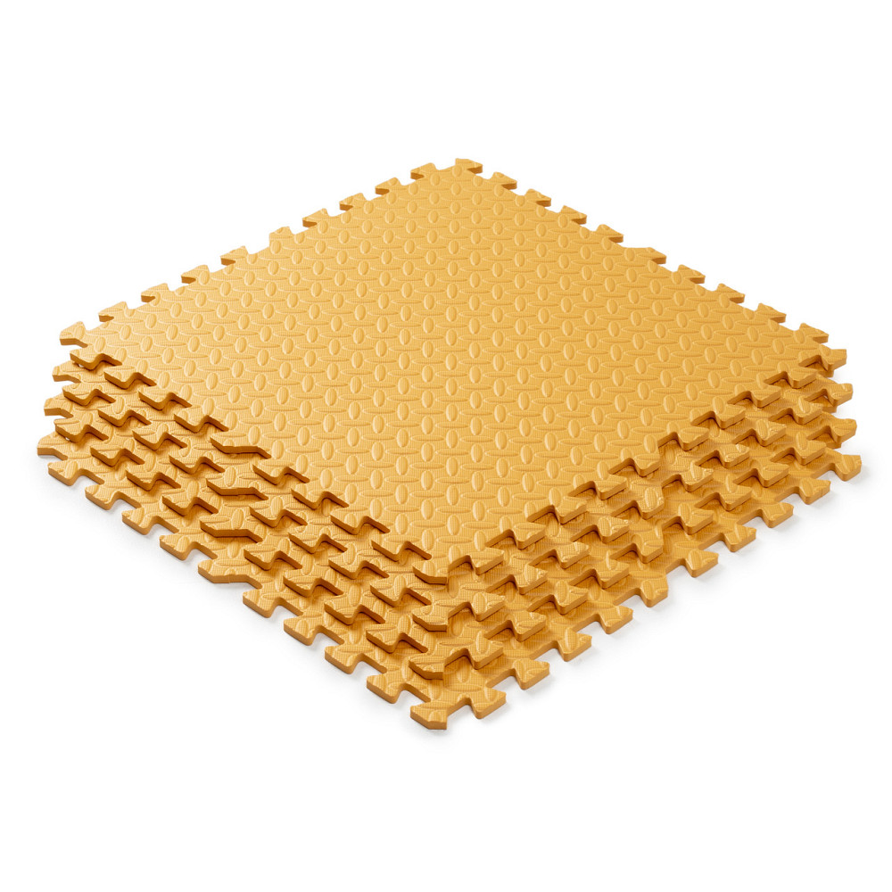 Мат пазл коврик для тренировок WCG EVA 60х60х1 см - 6 частей Оранжевый Киев - изображение 1