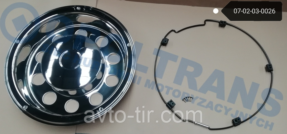 Ковпак колеса глибокий задній 22.5 (нержавійка) ведуча вісь Ковпак колеса 22.5 Ковпак 22.5 Луцк - изображение 3