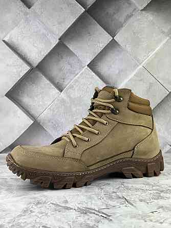 Військові чоловічі зимові черевики хихак койот прошиті та проклеєні військові черевики на хутрі WAR Львів