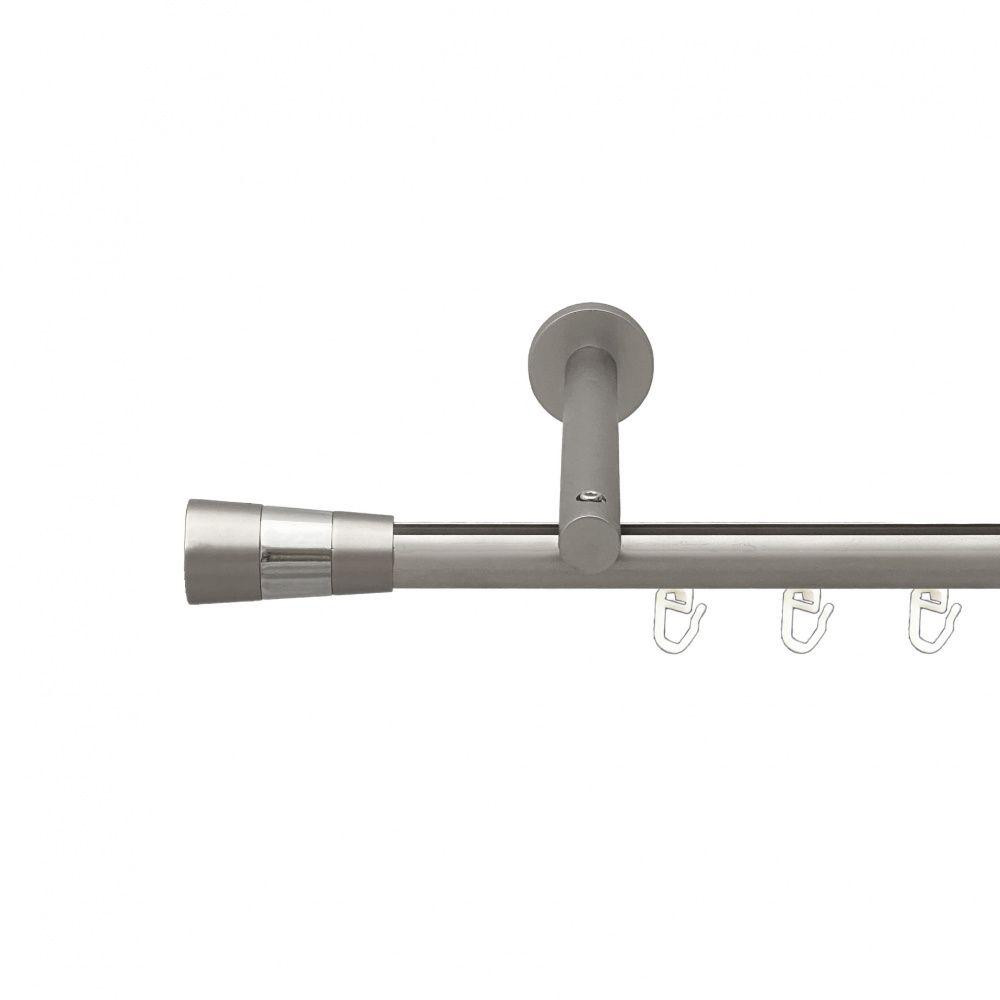 Карниз Orvit Валео металевий однорядний циліндр на профіль (16 см) профільна труба  Сатин 19 мм 200 см Львов - изображение 1