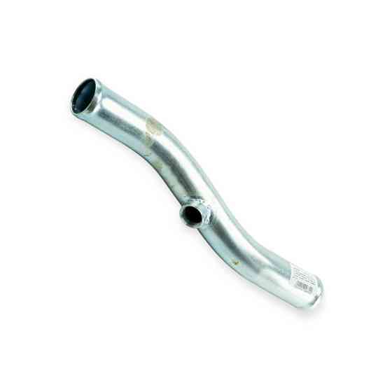 Патрубок ГАЗ 3302 (406) верхній кривий метал під датчик оцинкований радіатора Мукачево