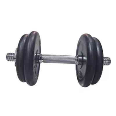 Гантель HSF з гумовим покриттям MD2502 - 10 кг (К00024978) Винница