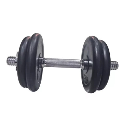 Гантель HSF з гумовим покриттям MD2502 - 10 кг (К00024978) Винница - изображение 1