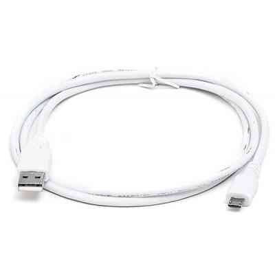 Дата кабель USB 2.0 AM to Micro 5P 0.6m Pro white REAL-EL (EL123500022) Винница