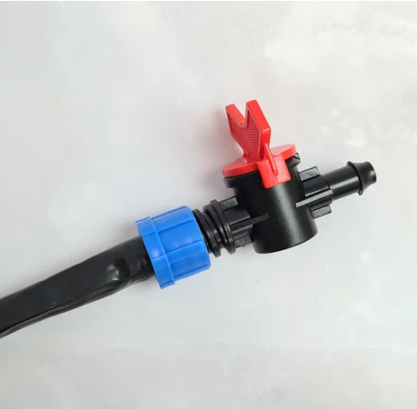 Кран стартовий з гумкою для стрічки крапельного поливу Дніпро - фото 2