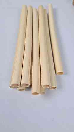 Соломка трубочка екологічна "Каме" 20 см (12 шт) коробка діаметр 7-9 мм (1 пачка) Харків
