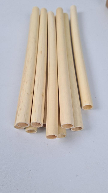 Соломка трубочка екологічна "Каме" 20 см (12 шт) коробка діаметр 7-9 мм (1 пачка) Харків - фото 3