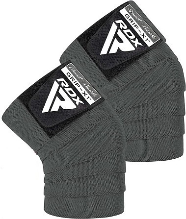 Бінті на коліна RDX K1 GYM Knee Wraps Grey Кам'янське - фото 1
