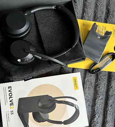Наушники jabra evolve2 55 (25599-989-889) с подставкой и микрофоном. Киев