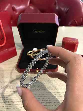 Брендовий браслет  "зубчики" Cartier під срібло / Картьє браслет із зубчиками Одеса