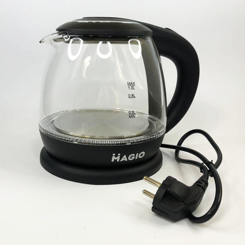 Чайник дисковий Magio МG-496 1 л 900 Вт, Чайник з функцією захисту від перегріву, Преміум електрочайник XI-91 Івано-Франківськ - фото 7