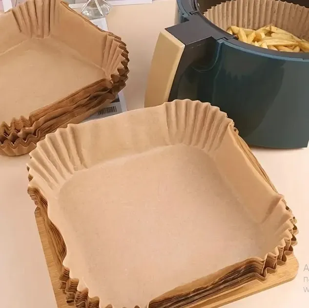 Пергаментні форми для аерогрилю та мультипечі 50 шт, 16×4.5 см, жаростійкий папір для випікання Одеса - фото 1