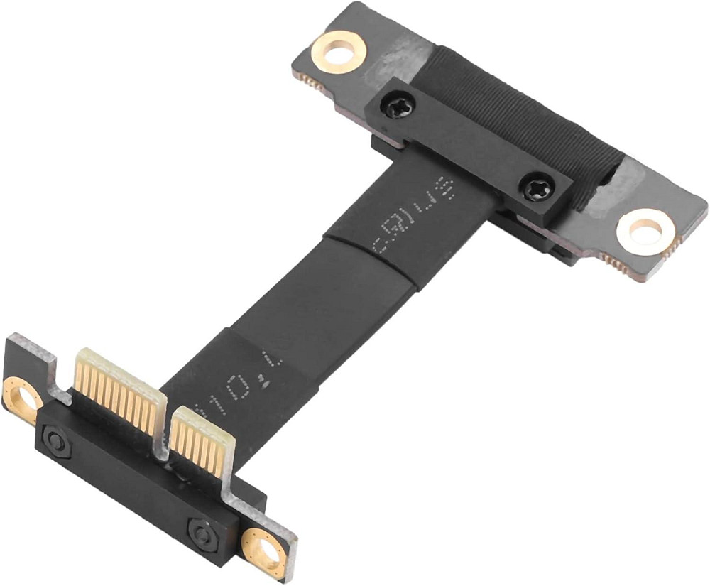 Кабель-подовжувач PCIe X1 з двома 90-градусними кутовими роз'ємами 5cм Луцьк - фото 1
