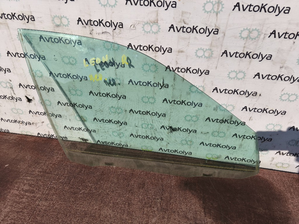 Скло передніх дверей праве Seat Leon 1998-2005 Ковель - фото 1