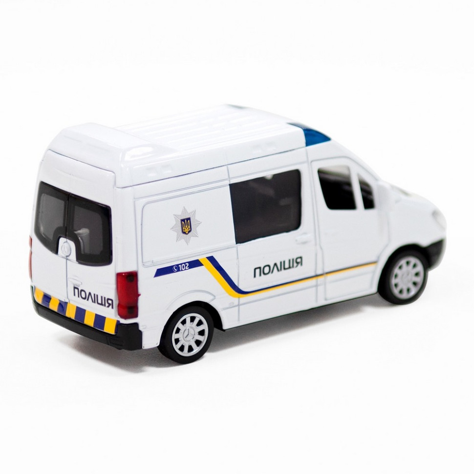 Автомодель детская Полиция Mersedes-Benz Sprinter TechnoDrive 250294 инерционная Винница - изображение 3