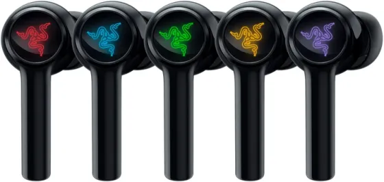 Бездротові навушники Razer Hammerhead True Wireless, з ANC, RGB-підсвіткою, Bluetooth, чорні, RZ12-0 Київ