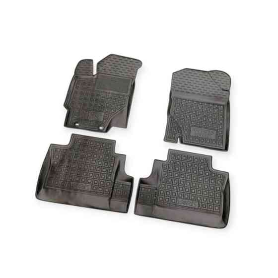 Килимки салону автомобіль Тойота Yaris (2015-2021) борт 2,5 см, з перемичкою Мукачево