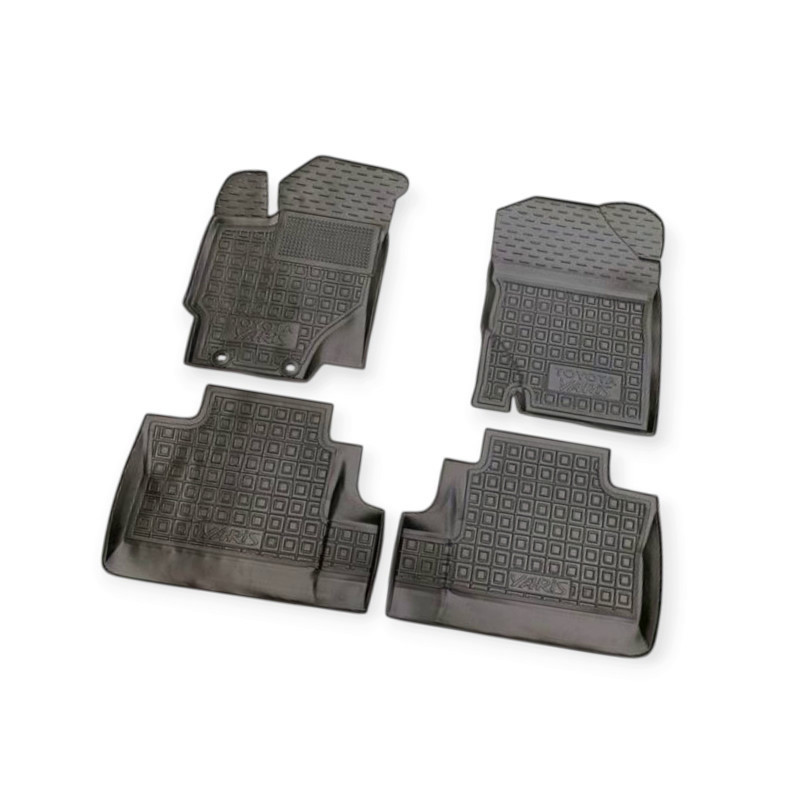 Килимки салону автомобіль Тойота Yaris (2015-2021) борт 2,5 см, з перемичкою Мукачево - фото 1