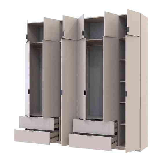 Шафа для одягу Doros Лукас Кашемір 3+3 ДСП 240х50х240 DRS-011713 (42005108) Львів