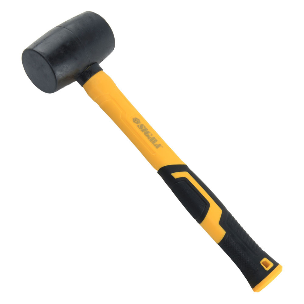 Sigma Киянка резиновая чёрная 225г фиберглассовая рукоятка SIGMA (4317341) Коломыя - изображение 6