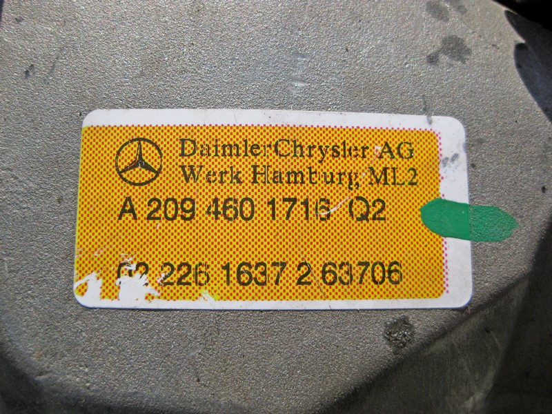 Mercedes-Benz  A2094601716 Рульова механічна колонка в зборі, обламаний тримач роз'єму C-Class W203 CLC C203 CLK C209 USA Одеса - фото 3