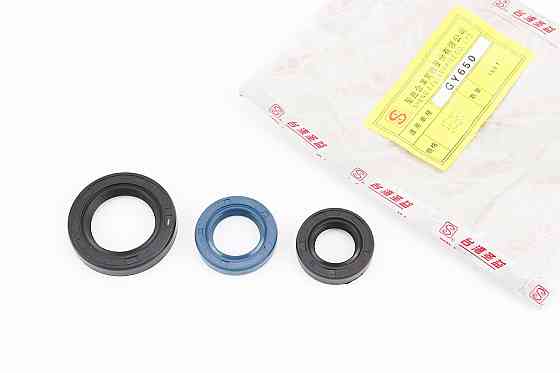 Сальники к-кт 3шт (17x30x7; 20x32x7; 27x42x7) двигуна Київ