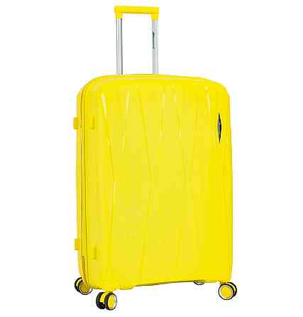 Чемодан полипропиленовый MADISSON 51103 большой 77 см желтый Киев