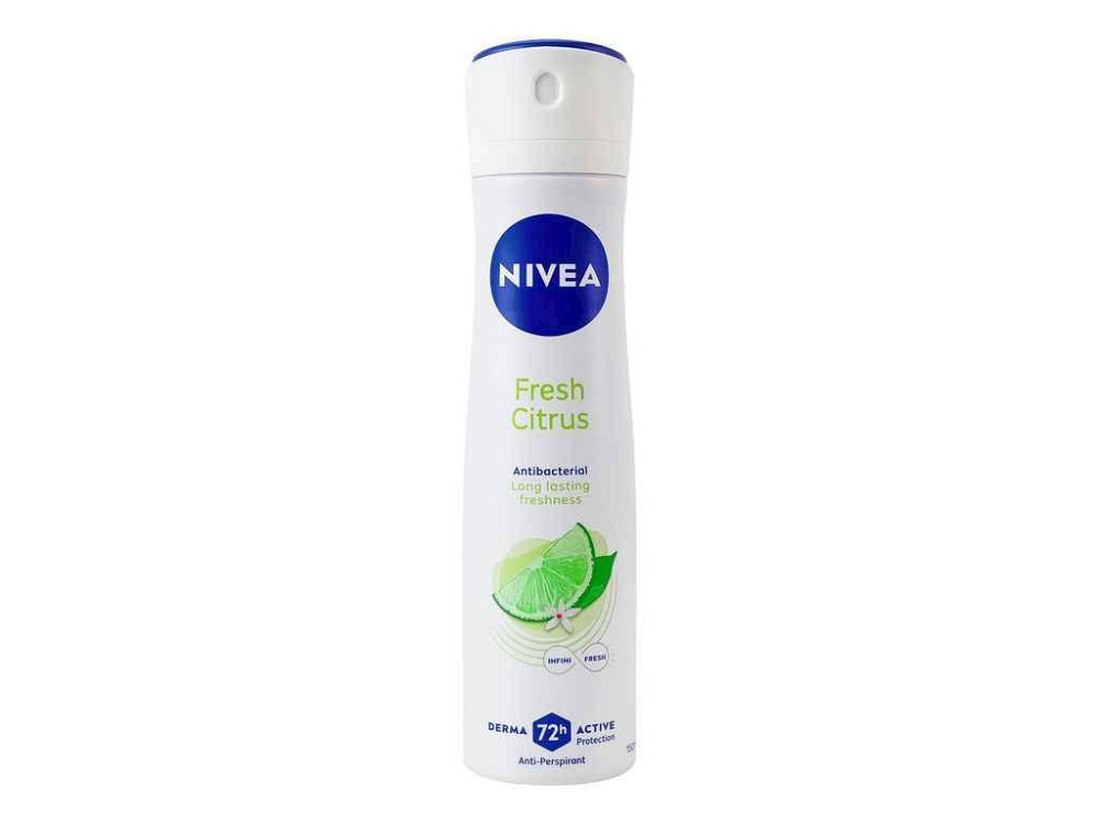 Дезодорант-антиперспірант 150мл Fresh Citrus в спреї 72 години ТМ NIVEA Київ - фото 1