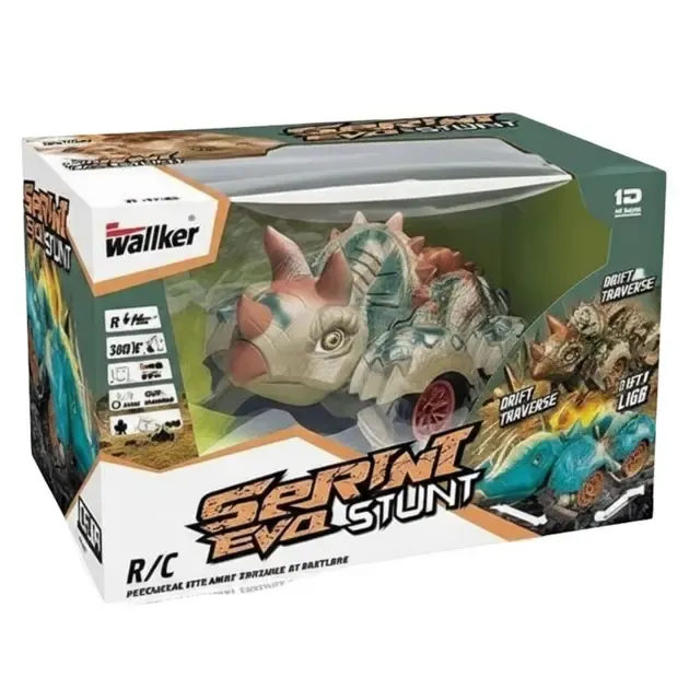 Радиоуправляемая машина-внедорожник "Динозавр" 989-38-01 с подсветкой, аккумулятор 3.7V, пульт 2.4GHz Коломыя - изображение 2