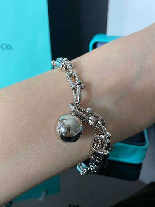 Браслет Тіффані ланцюг посріблення / гравірування Tiffany Одеса - фото 1