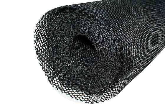 Сітка пластикова 6*8 1,2 м*30 м від кротів чорна Сота Дніпро