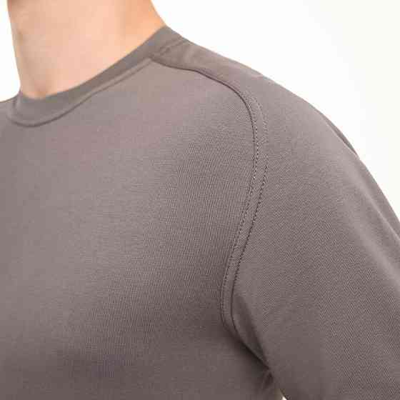 Темно-сірий чоловічий лонгсів Pobedov Dune. Темна сіра чоловіча кофта весна/осінь Київ