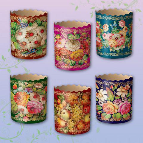 Форми для Пасок 150 гр d70 h85 Жостово 50 шт/пач. Харків - фото 2