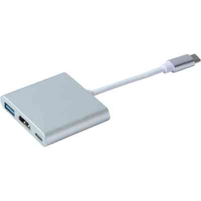 Перехідник Dynamode Dynamode USB3.1 Type-C to 1хHDMI, 1хUSB 3.0, 1хUSB Type-C Fe (Multiport USB 3.1 Type-C to HDMI) Вінниця