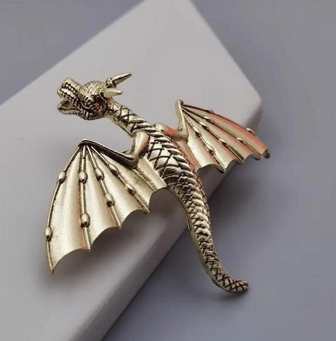 Винтажная заколка для волос с драконом викингов, украшение для волос, ,1 шт Киев - изображение 1