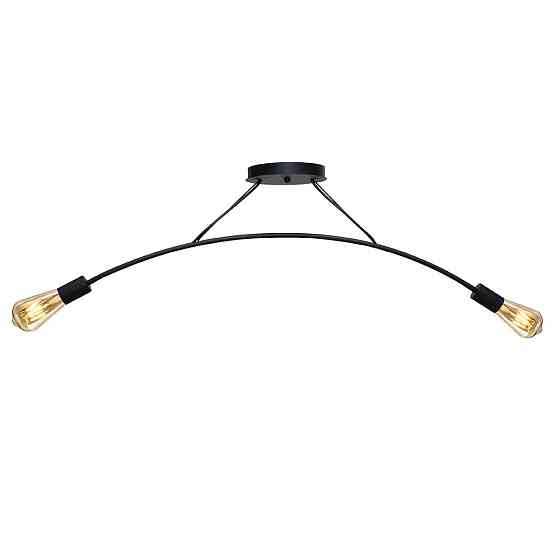 Люстра подвесная MSK Electric Orion на две лампы Е27 NL 9832-2 BK черная Одесса