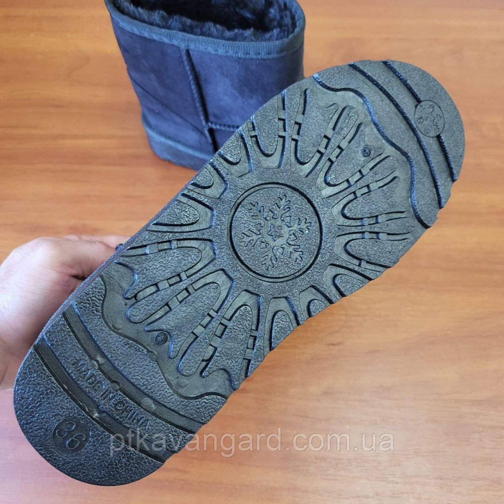 Ботинки женские Угги с мехом размер 36 черный Хмельницкий - изображение 6