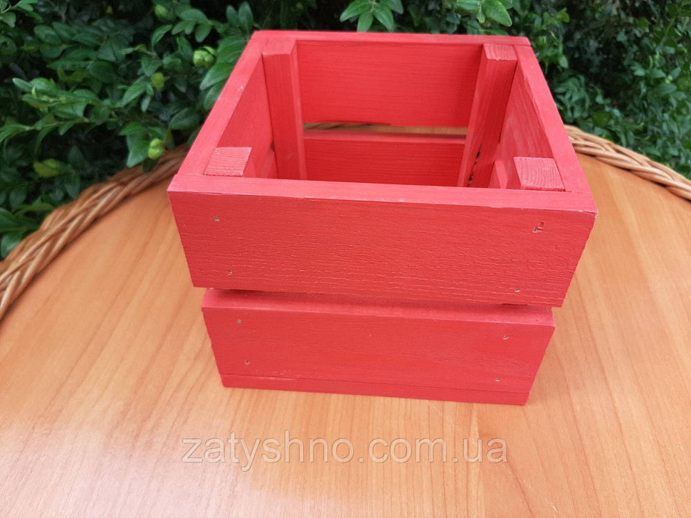 Ящик из дерева красный Киев - изображение 5