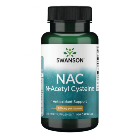 N-ацетилцистеин Swanson N-Acetyl Cysteine ​​600 mg 100 капсул Киев