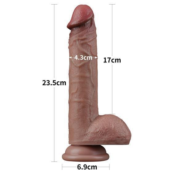 Фаллоимитатор - Dual-Layered Silicone Cock 9