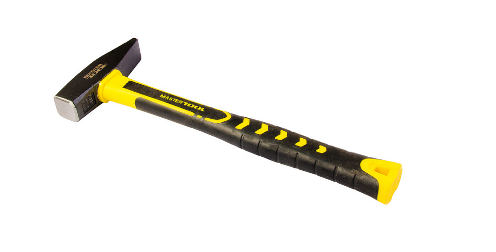 Молоток слюсарний MASTERTOOL 500 г HRC 50 рукоятка фібергласова 310 мм 02-0805 Коломыя - изображение 2