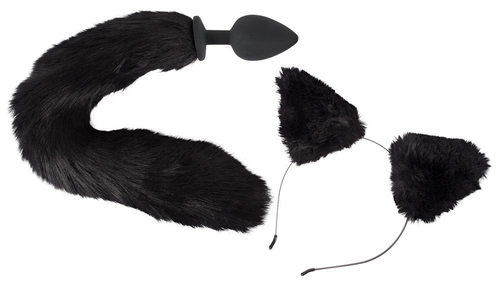 Анальная пробка и ушки - Bad Kitty Pet Play Plug & Ears Sex Aura Киев - изображение 2