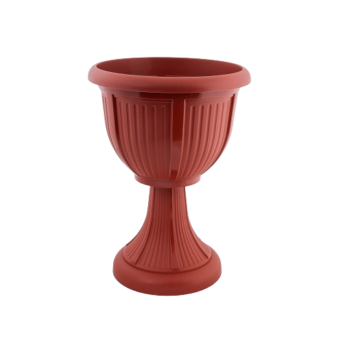 Вазон Леон з підставкою 31см глибокий теракот Алеана Житомир - изображение 1