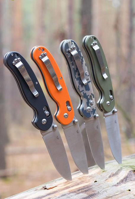 Ніж складаний Ganzo G727M чорний Київ - фото 8